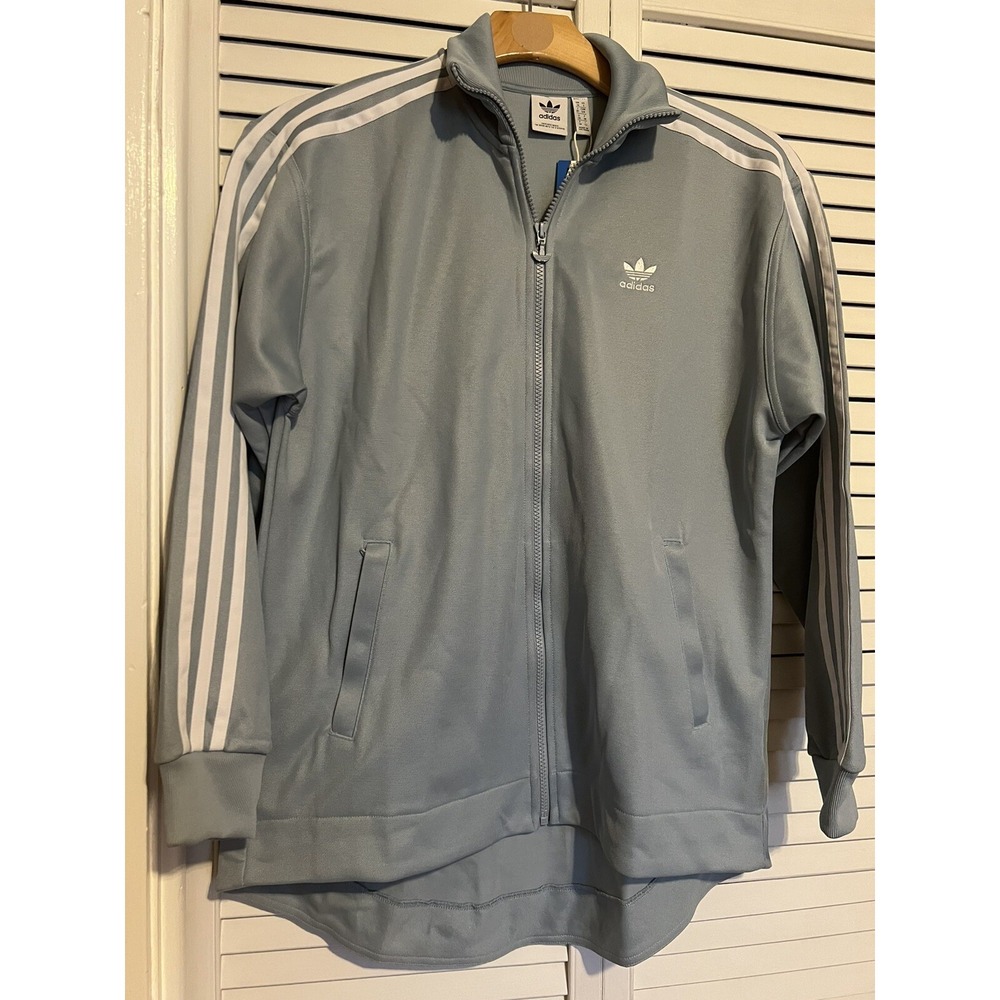 ADIDAS Women's Size Small S Track Suit Jacket Top NEW $100 Logo Retro Oversized